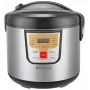 Brock MC 1000 multikoker, 5L, 900W, 10-in-1, LED-display, zwart/zilver