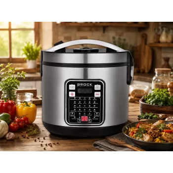 Brock MC 3203 multikoker 5L 900W zwart/roestvrij staal