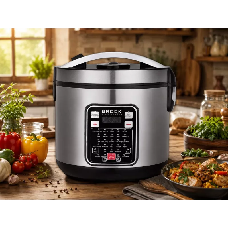 Brock MC 3203 multikoker 5L 900W zwart/roestvrij staal