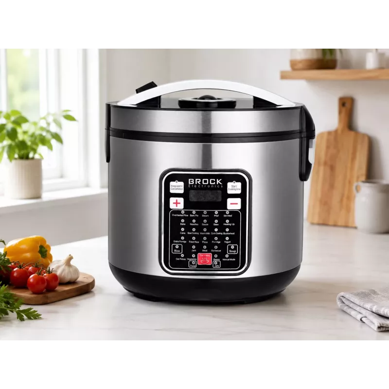 Brock MC 3203 multikoker 5L 900W zwart/roestvrij staal