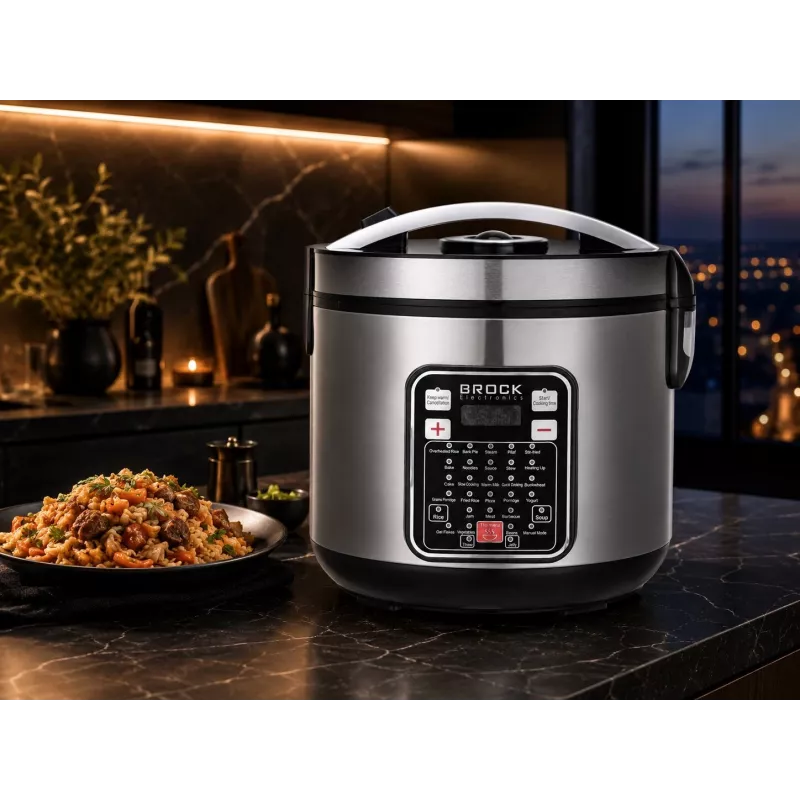 Brock MC 3203 multikoker 5L 900W zwart/roestvrij staal