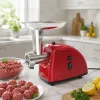 Brock MG 1502 RD vleesmolen 1500W, rood/staal