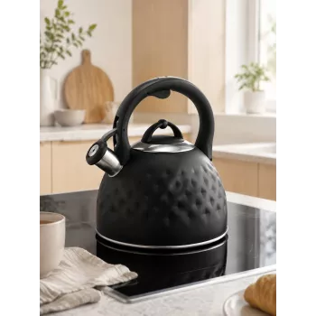 Brock MWK 002 BK La Cuisinette waterkoker 2,7L zwart/roestvrij staal