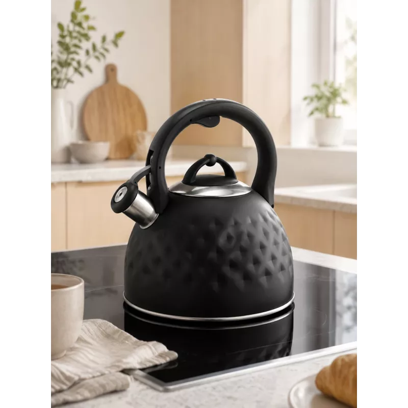 Brock MWK 002 BK La Cuisinette waterkoker 2,7L zwart/roestvrij staal