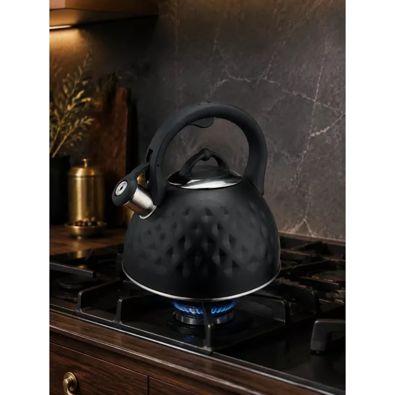 Brock MWK 002 BK La Cuisinette waterkoker 2,7L zwart/roestvrij staal