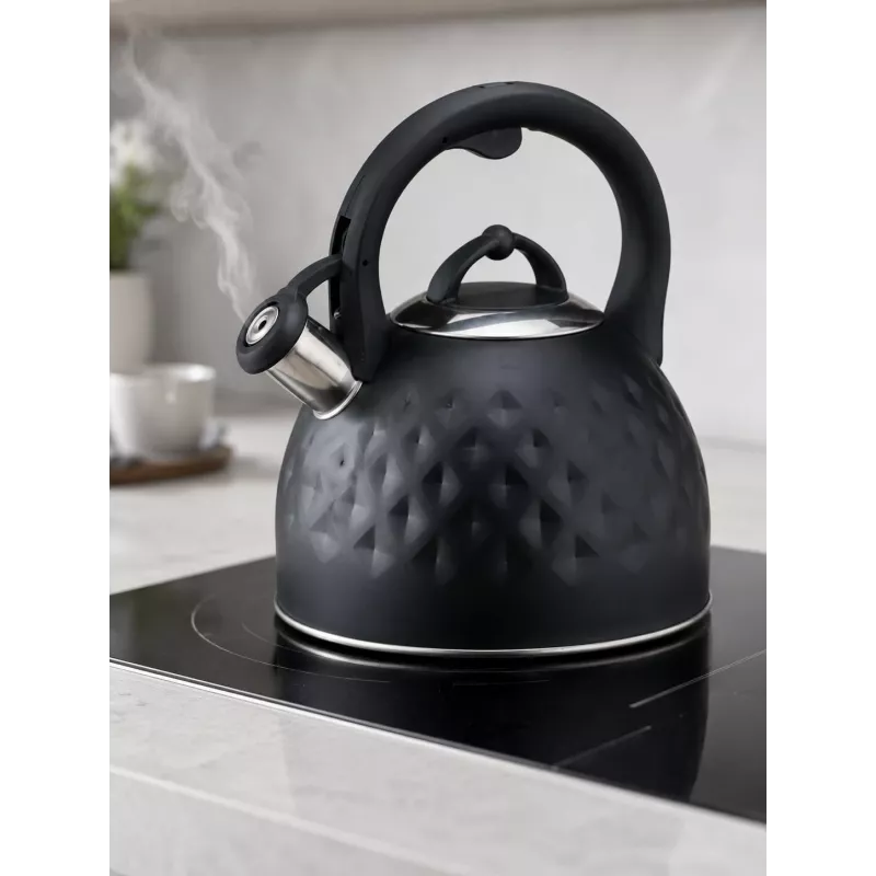 Brock MWK 002 BK La Cuisinette waterkoker 2,7L zwart/roestvrij staal