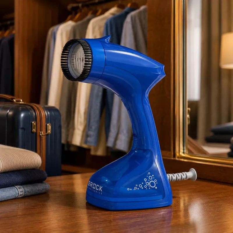Brock PSI 2201 BL stoomstrijkijzer 1600 W keramische strijkzool 200 ml blauw