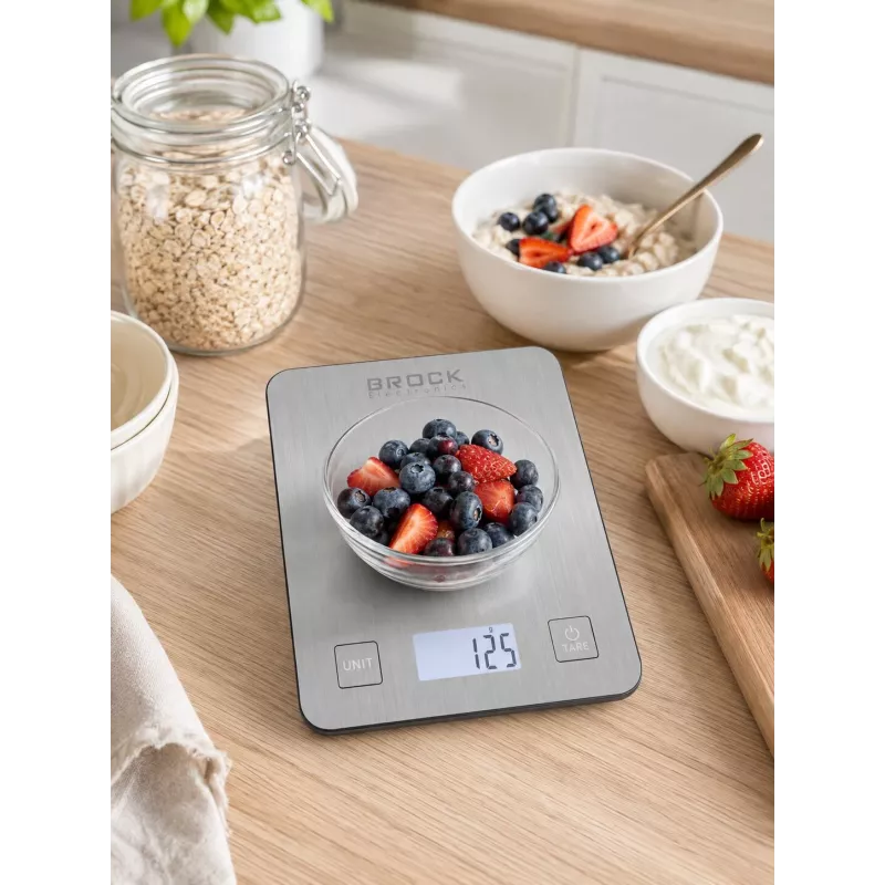 Brock SKS 1009 digitale keukenweegschaal met LED-display