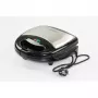Brock SSM 2004 SS 3-in-1 sandwich-, wafel- & notengebakmaker, 750W, zwart/roestvrij staal