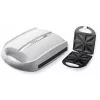 Brock SSM 3008 WH 8-bots XXL sandwichmaker, 1400W, antiaanbak driehoekige platen, koelgreep, veiligheidsslot, verticale opslag, wit
