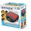 Brock SSM 6004 RD 4-in-1 sandwich-/noten-/wafelijzer en grill 750 W, rood