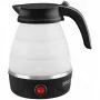 Brock WK 0904 BK Opvouwbare Reis-waterkoker 0,5L 500W, Zwart/Wit