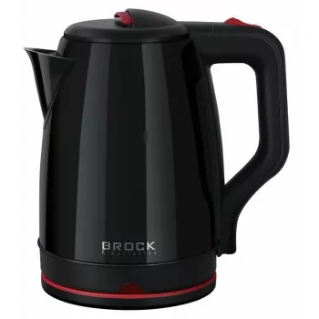 Brock WK 5518 BK elektrische waterkoker 2,0L 1500W zwart met 360° draadloze basis