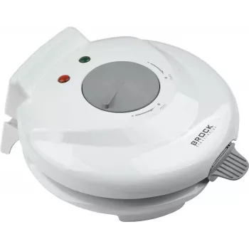 Brock WM 3001 halfautomatische bovenlader twin-tub wasmachine 3 kg wassen 1 kg centrifugeren wit