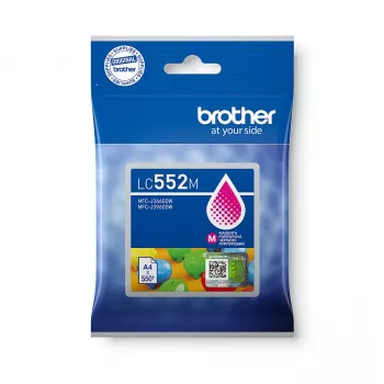Brother LC-552M originele inktpatroon magenta standaardbereik 500 pagina's