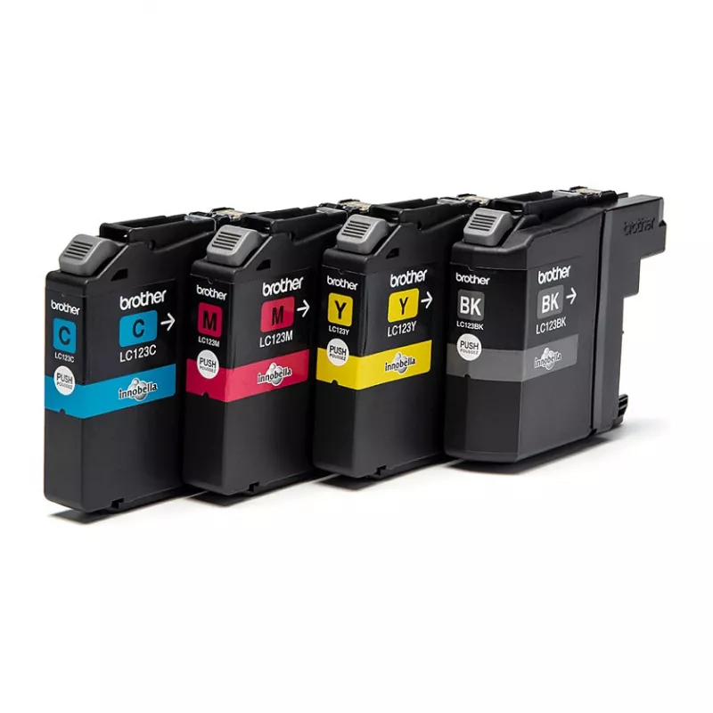 Brother LC123 (LC123VALBPDR) inktpatronen-multipack, C/M/Y/BK