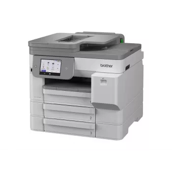 Brother MFC-J5117DW A3 kleuren-inktjet-multifunctionele printer met printen, kopiëren, scannen, faxen, duplex, Wi-Fi, Ethernet, USB, 250-vel papierlade, 50-vel ADF, touchscreen, wit