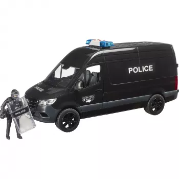 BRUDER bworld MB Sprinter Police Special Forces busje 1:16 met licht & geluid