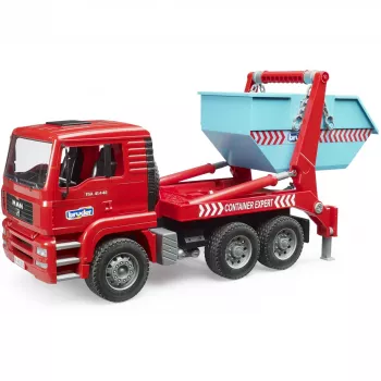 BRUDER MAN TGA haakarmcontainer vrachtwagen 1:16