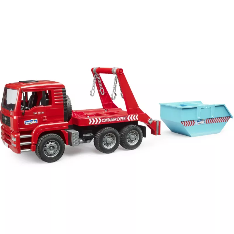BRUDER MAN TGA haakarmcontainer vrachtwagen 1:16