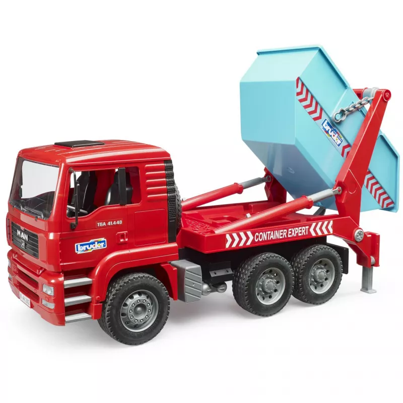 BRUDER MAN TGA haakarmcontainer vrachtwagen 1:16