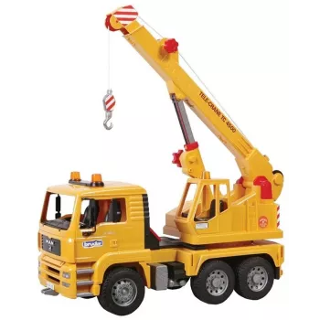 Bruder MAN TGS Vuilniswagen 1:16 Geel 02754