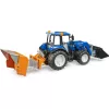 BRUDER New Holland T5.120 tractor met voorlader, laadbak en vorken 1:16