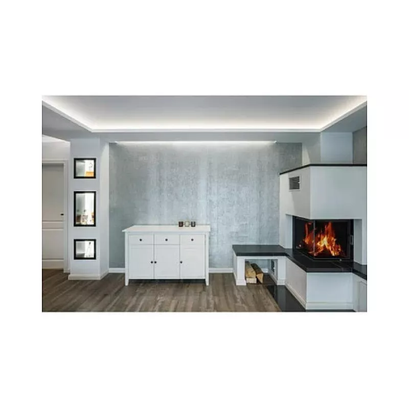 Brumberg 15891260 AB profielset QUALITYFLEX aluminium - 2m opbouwprofiel voor LED-strips met opale diffusor