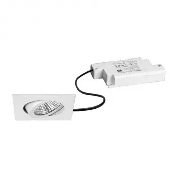 Brumberg 39365073 LED-inbouwspot-set BB05 vierkant wit 3000K 6W 230V fasedimbaar kantelbaar