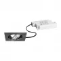 BRUMBERG 39365153 LED-inbouwspot-set BB05 vierkant nikkel mat 6W 230V fase-aan-/afsnijding dimbaar 3000K 450lm 38° kantelbaar