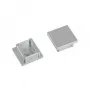 Brumberg 53039260 eindkap-set voor QUALITYFLEX LED-profielen, zilver, kunststof