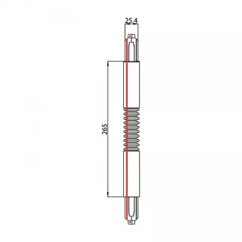 Brumberg 87131080 Flexibele 3-fase railverbinder, zwart