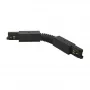 Brumberg 87131080 Flexibele 3-fase railverbinder, zwart