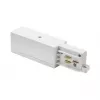 Brumberg 87167070 ONETRACK eindvoeding voor DALI-dimbare/schakelbare railsystemen, wit (RAL 9003)