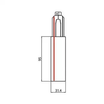 Brumberg 87167070 ONETRACK eindvoeding voor DALI-dimbare/schakelbare railsystemen, wit (RAL 9003)