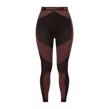 Brunotti Leogang dames thermobroek - slim fit 4-wegs stretch baselayer (XL, roze)