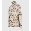 Brunotti Misma-Print dames fleecejas - maat S - Arctic Desert Flower