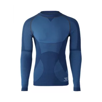 Brunotti Silvretta heren thermoshirt (S, donkerblauw) - sneldrogende baselayer
