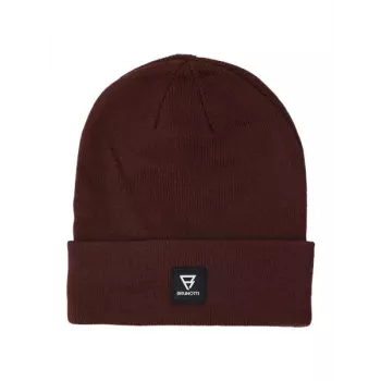 Brunotti Tignes 2.0 unisex beanie muts - donkerrood - one size