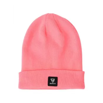 Brunotti Tignes2.0 unisex beanie hoed - koraalroze, one size