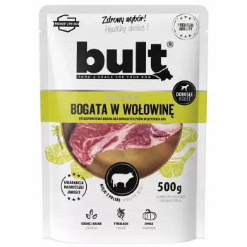 BULT rundvleespaté natvoer voor honden 500g