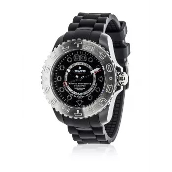 BULTACO MAN BLPB45A-CB2 45mm quartz analoog horloge zwart siliconen