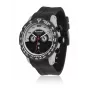 BULTACO MAN H1PA48C-SA1 48mm quartz analoog horloge zwart siliconenband