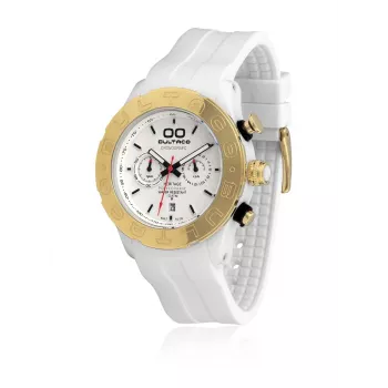 BULTACO MAN H1PW43C-CW2 43mm quartz analoog horloge zwarte wijzerplaat leren band