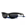 Burberry BE4462-345287 dames zonnebril, geometrisch, transparant grijs acetaat, donkergrijze glazen, 64/20/125 mm