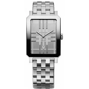 Burberry BU1900 heren quartz horloge 35mm RVS zilveren wijzerplaat