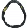 BURG WÄCHTER 280 C 90 BLACK combinatie-kettingslot voor fietsen, 900 mm geharde stalen vierkante ketting, 5-cijferige herinstelbare code, zwart