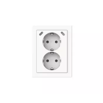 BUSCH-JAEGER 2TKA00006023 Safety+ USB-C dubbel stopcontact, alpinewit