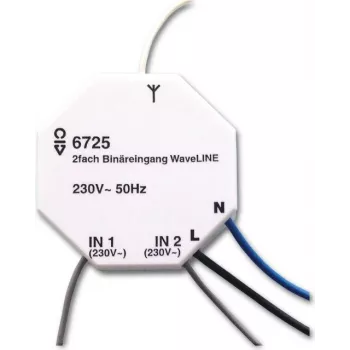 Busch-Jaeger 6725 2-kanaals schakel-/dimactor, inbouw, 230V, free@home