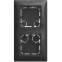 BUSCH-JAEGER BJ opbouwbehuizing 2-voudig hoge uitvoering Busch-balance SI Studio wit 2TKA00005978